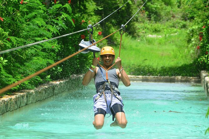 Jet Ski Punta Cana Water Park with Zipline & Inflatable Course - The giant inflatable obstacle course