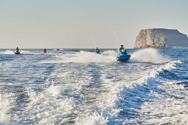 Jet Ski Safari to Sfinari Beach - From Falassarna Port to the open water