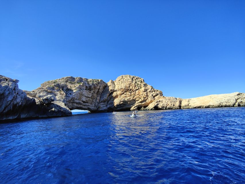Jet Ski to Margaritas Islands from San Antonio - No License - Riding from San Antonio toward Ibiza’s north coast