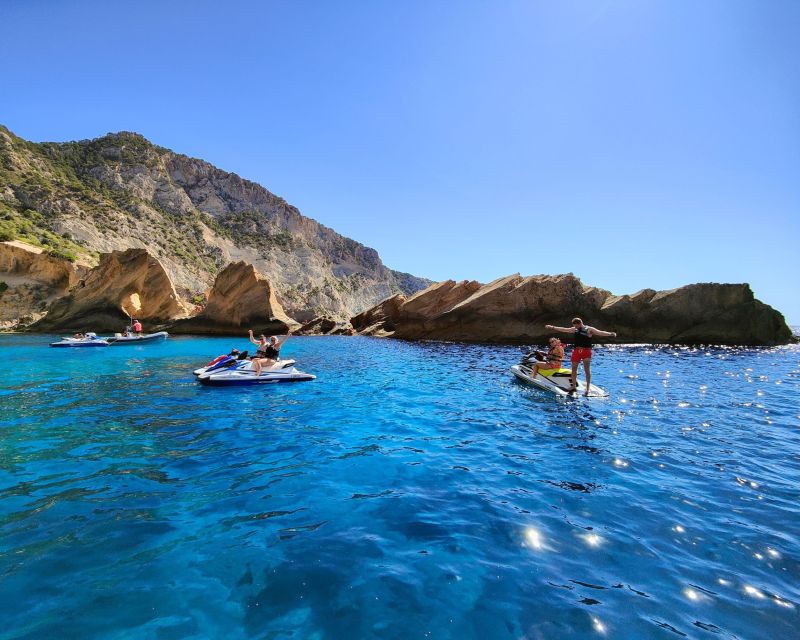 Jet Ski Tour to Atlantis Ibiza (Sa Pedrera) from San Antonio - The first run past Sant Antoni de Portmany