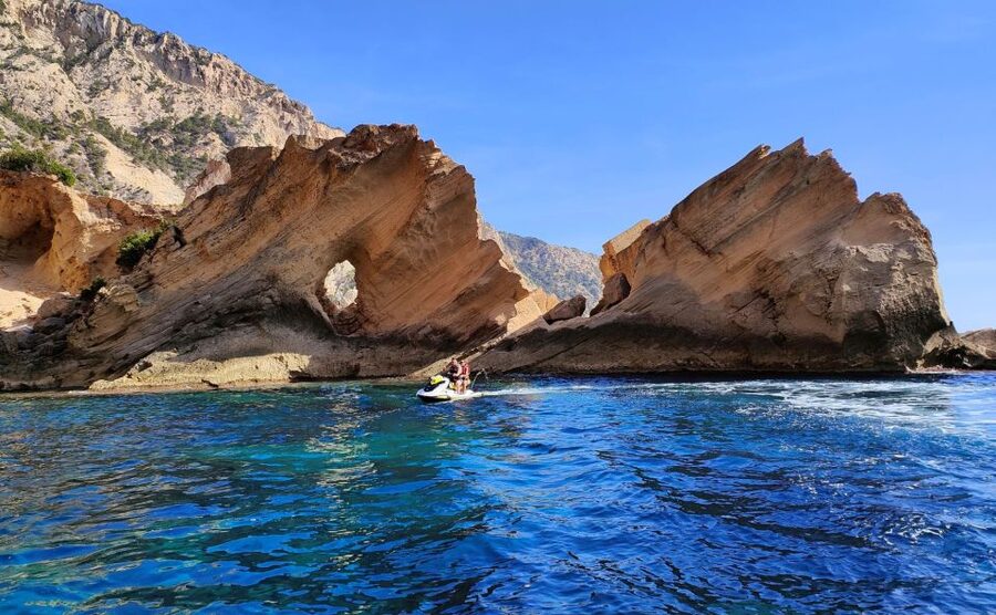 Jet Ski Tour to Atlantis Ibiza (Sa Pedrera) from San Antonio - Cala Tarida and the lesser-known sea-level spots