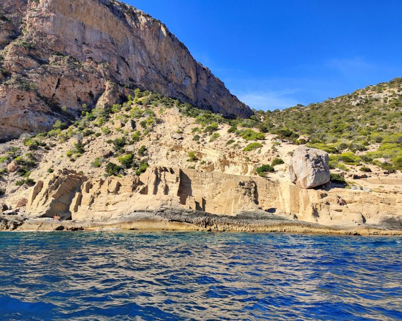 Jet Ski Tour to Atlantis Ibiza (Sa Pedrera) from San Antonio - Cala d’Hort and the view toward Es Vedrà