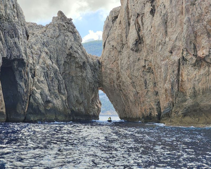 Jet Ski Tour to Cala Albarca from San Antonio - Ses Margalides and the horseshoe-shaped islands