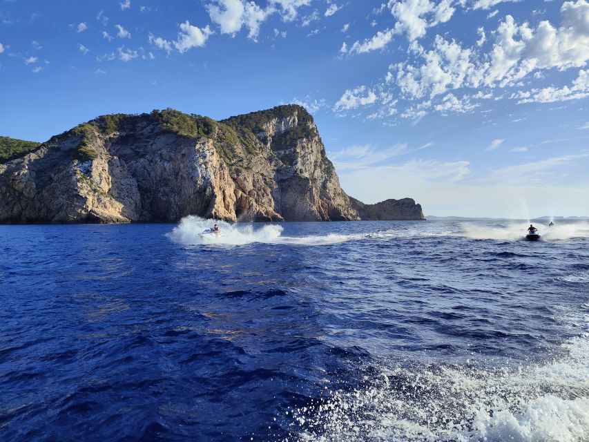 Jet Ski Tour to Cala Albarca from San Antonio - Heaven’s Doors and the approach to Cala d’Albarca