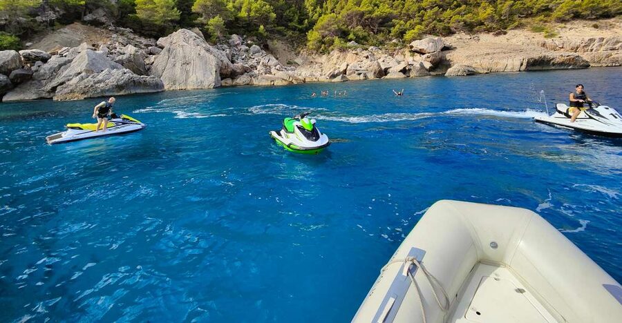Jet Ski Tour to Cala Albarca from San Antonio - Cala d’Albarca: the 10-minute water stop