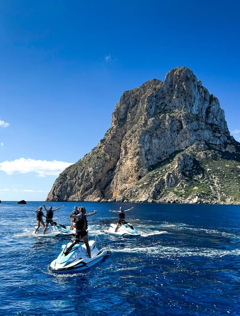 Jet Ski Tour to Es Vedra from San Antonio No license needed - What this Es Vedrà jet ski trip is really like