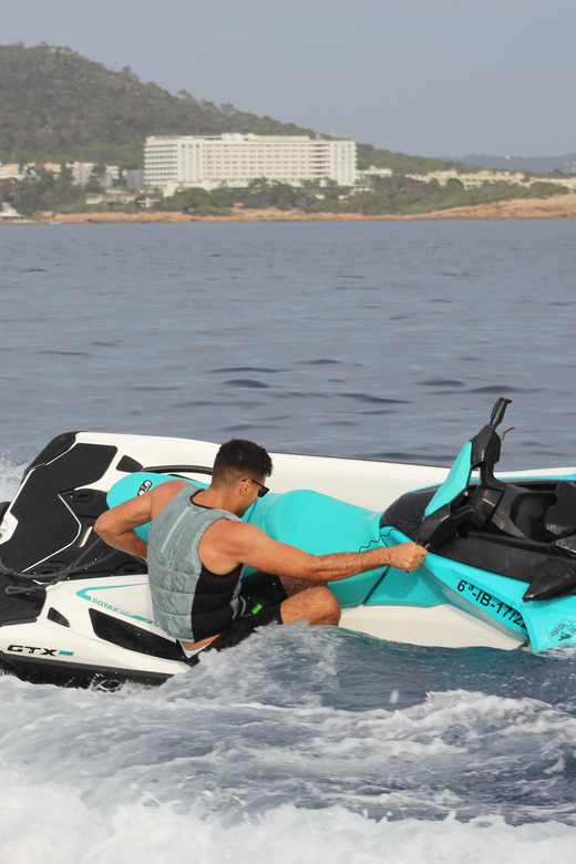 JET SKI TOUR to Margarita Island From San Antoni IBIZA - Riding toward Cala Grasio and the northern coast