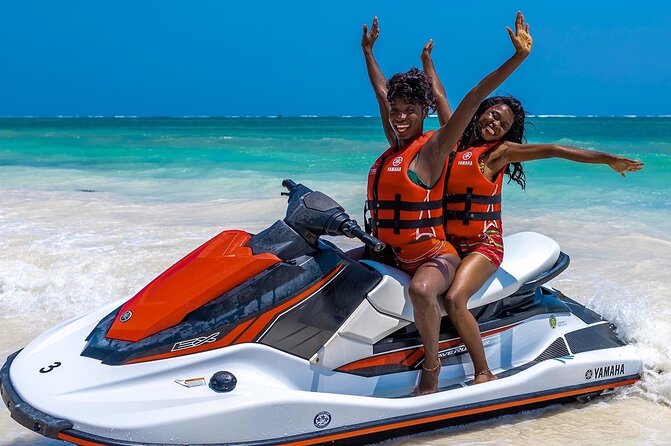 Jet Ski & Zip line splash in punta cana - Donut rides, pool time, and obstacle circuits