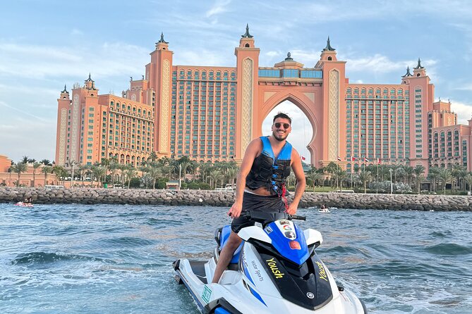 Jetski Dubai: 60Min Burj Al Arab & Atlantis the Palm - Burj Al Arab from the water