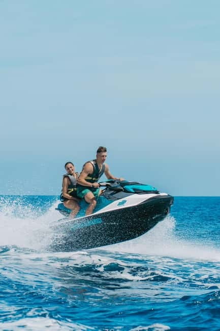 Jetski Tour 30 minutes with free photos - Leaving the harbor for open water