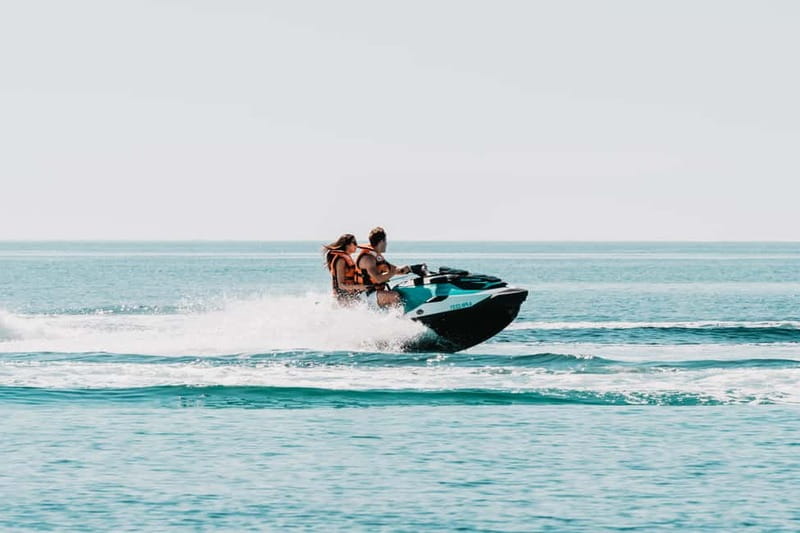 Jetski Tour 30 minutes with free photos - Seeing Dragonera from the water