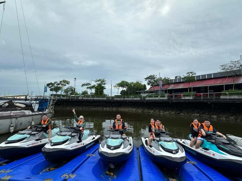 Johor Bahru : Seadoo JetSki 60mins Self Ride Tour(Single) - The Zon Ferry Terminal, Stulang Beach, and the RTS Link
