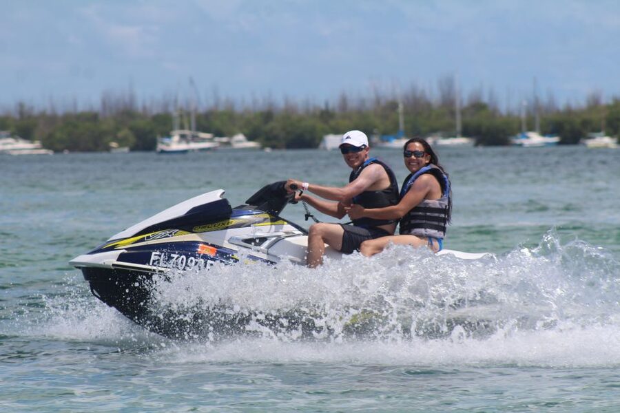 Key West: Jet Ski Island Tour with Sandbar Stop - The sandbar stop and clear-water swim