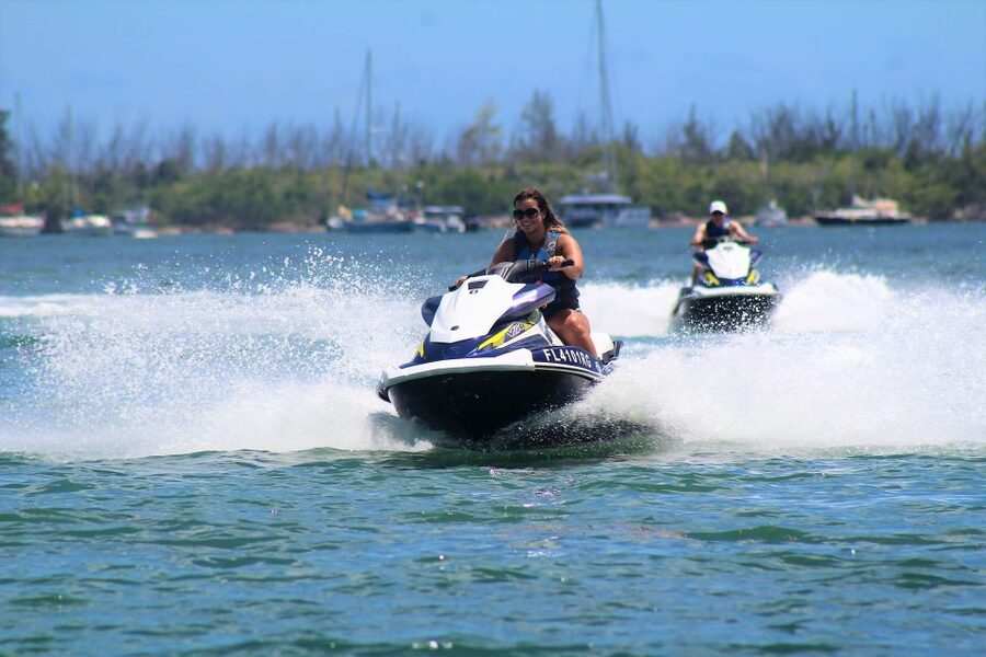 Key West: Jet Ski Island Tour with Sandbar Stop - Seeing the southernmost point from the water