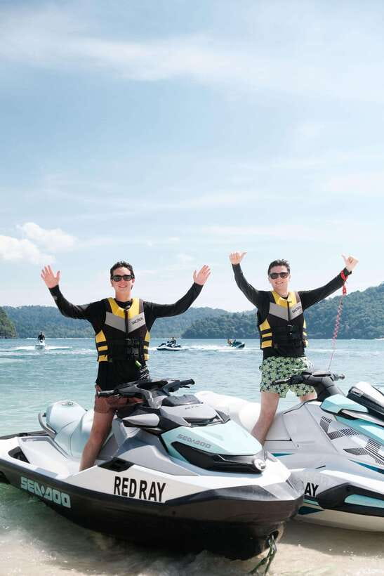 Langkawi Jet Ski Tour Bronze 2-Hours, Red Ray Watersports - Pregnant Maiden Lake and its limestone walls