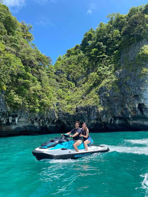 Langkawi Jet Ski Tour Dayang Bunting Free Drone Video - Riding past Langkawi’s outer islands