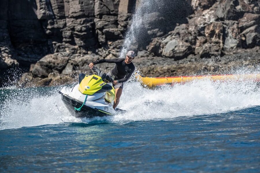 Lanzarote: Jet Ski Tour - The safety briefing keeps the fun under control
