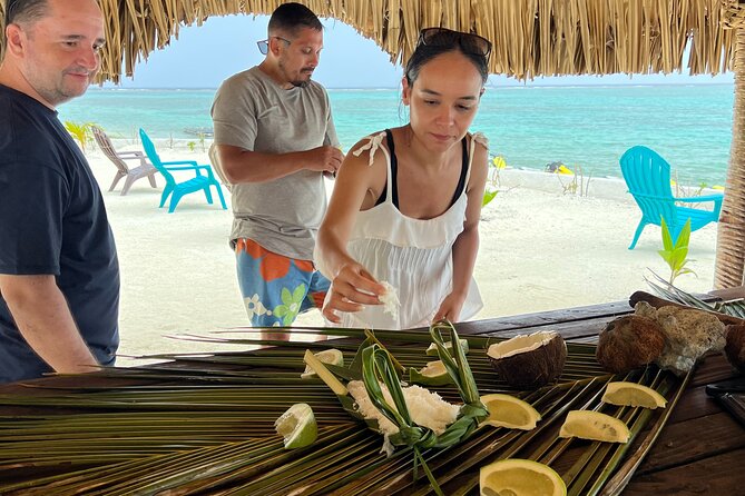 Maitai Tours Self-Drive Bora Bora Jet Ski Tour - Stop two: coconuts, fruit, and a local touch