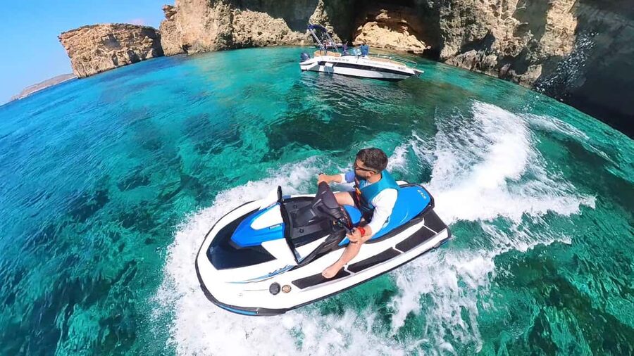 Malta 30 Minutes Jet Ski Rental / Hire - No License Needed - What the Malta and Comino setting adds