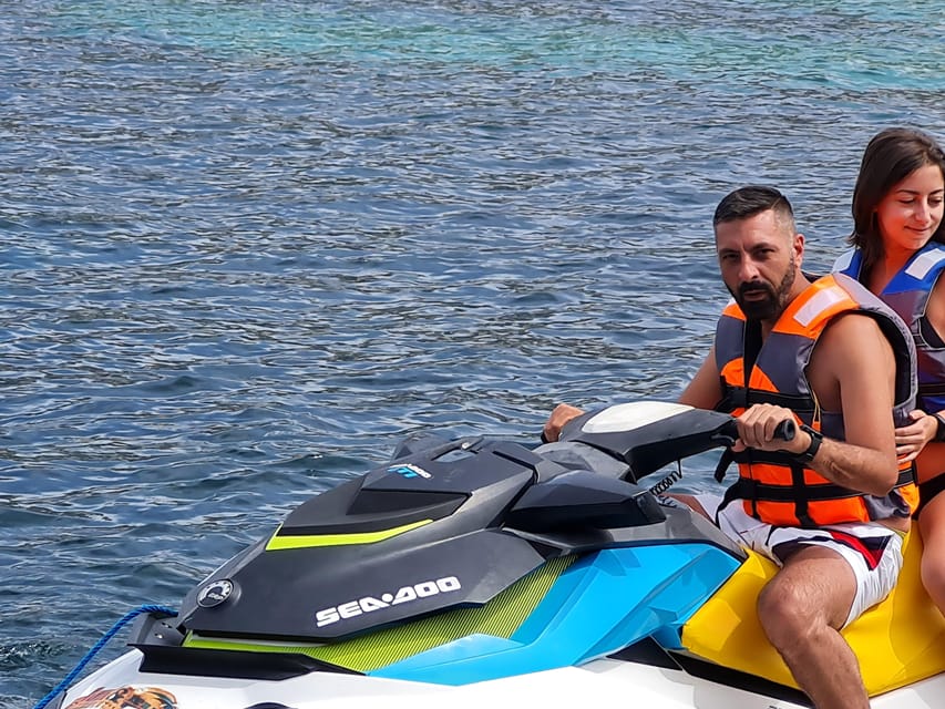 Malta: Jet Ski Rental - The marked riding area and the views from the bay