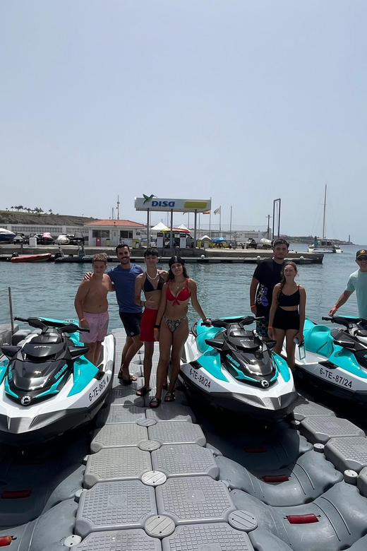 Maspalomas: Jet Ski Tour with Hotel Transfer - Two stops for photos, swimming, and driver changes