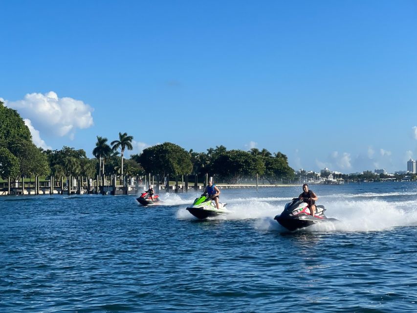 Miami: Biscayne Bay Jet Ski Rental - From Miami Beach pickup to the marina