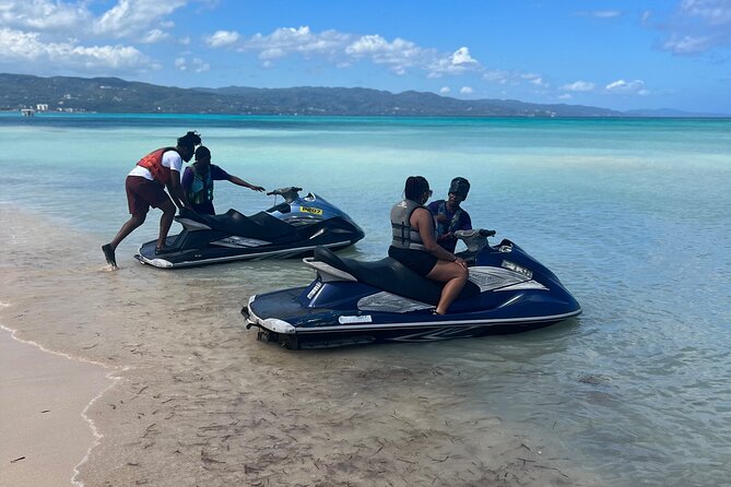 Montego Bay Jet Ski and Parasailing Combo or Single with Pickup - Jet skiing in the marked riding area