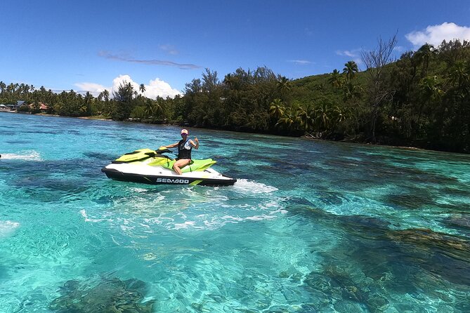 Moorea Solo or Twin 3 hours Jet Ski Tour - Pickup from a hotel, ferry, or cruise ship