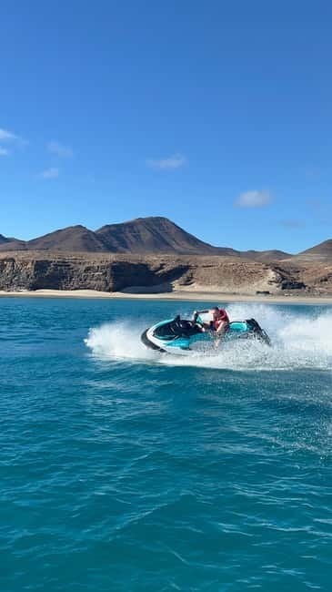 Morro Jable: Guided Jet Ski Safari (without license) - Pickup from Morro Jable, Jandía, Esquinzo, and Costa Calma
