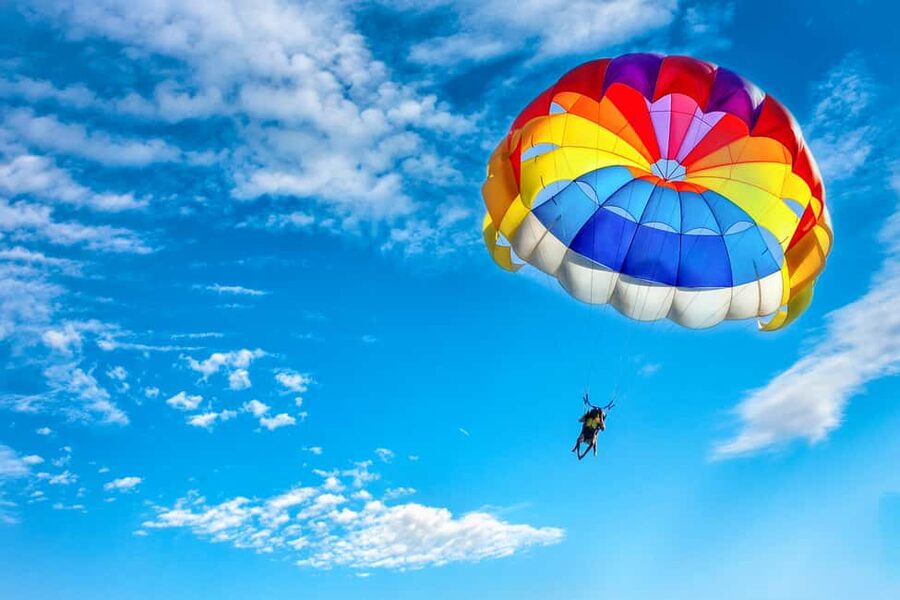 Nassau: Jet Ski Ride, Parasailing & Banana Boat Tour - Three thrills at Cabbage Beach