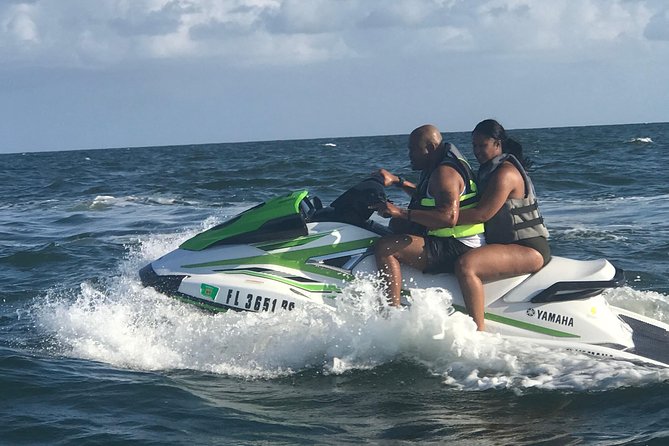 Oceanfront Jet Ski Rental Pompano Beach Florida Lighthouse View - A fast start from Pompano Beach