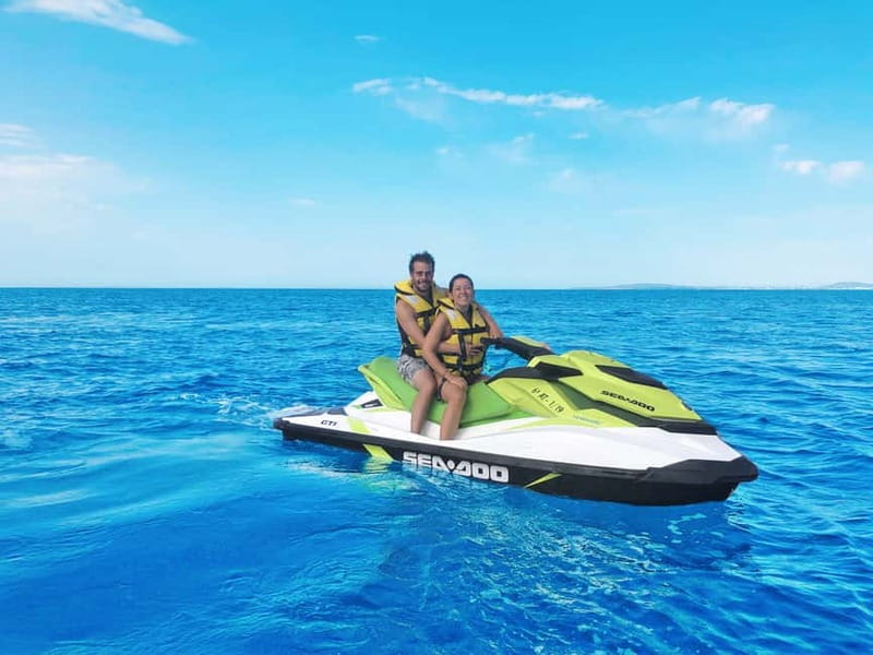 Palma de Mallorca: Los Deltas Jet Ski Tour - Cala Vella, swimming, and snorkeling