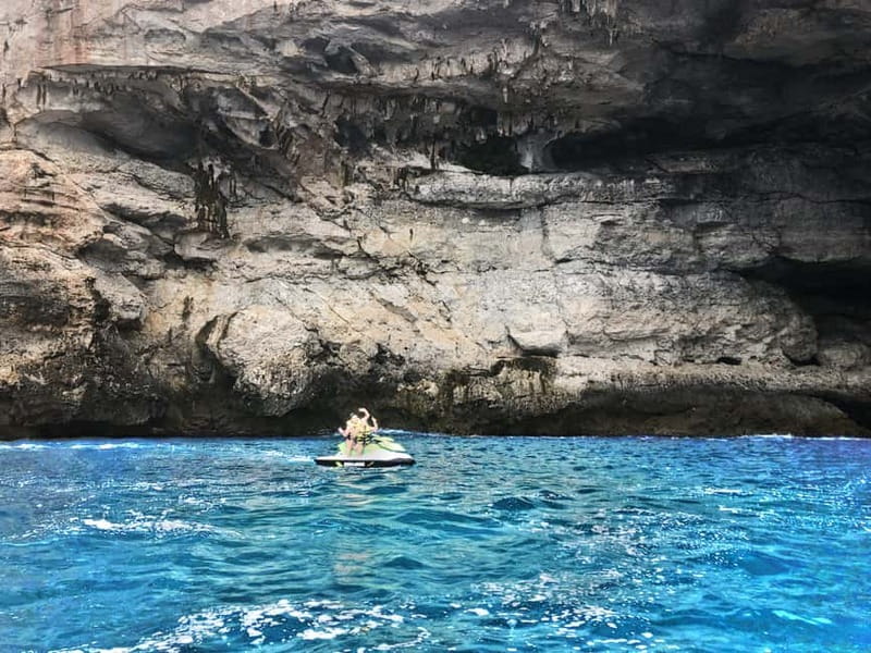 Palma de Mallorca: Los Deltas Jet Ski Tour - The return through Cala Blava and Son Veri