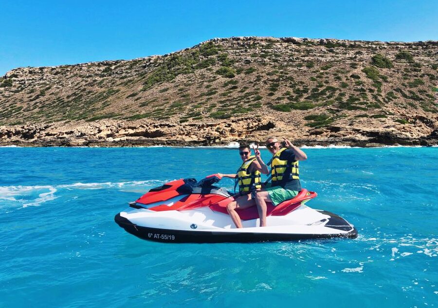 Palma de Mallorca: Los Deltas Jet Ski Tour - One jet ski for one or two people
