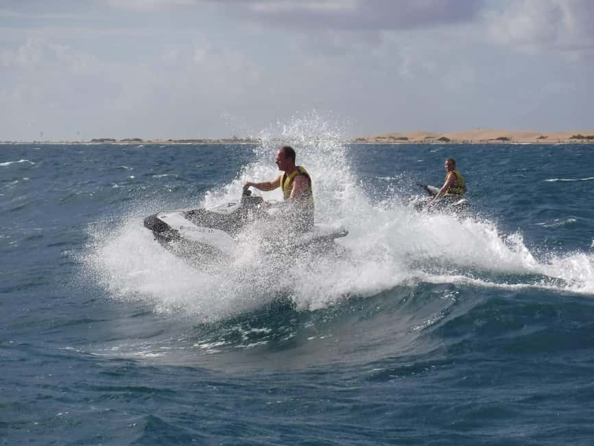 Playa Ingles:Rent e-Scooter 3 hour+Option Combo Rent Jet Ski - Maspalomas Dunes, viewed from the permitted routes