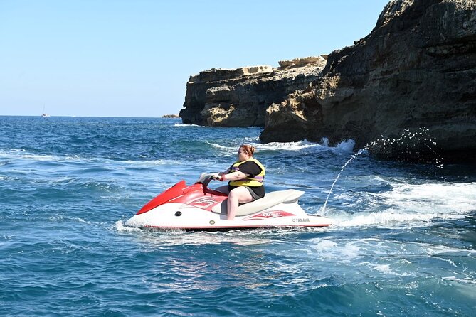 Private Jet Ski Activity on the Beach at Rethymno - A quick burst of speed from Rethymno’s main beach