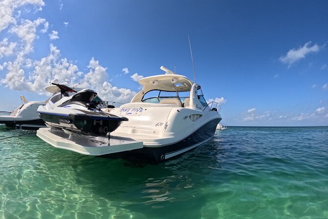 Private Luxury HalfDay w/Jetski Stingray City, Snorkeling & Starfish Beach Tour - Coral Gardens for an easy snorkeling stop