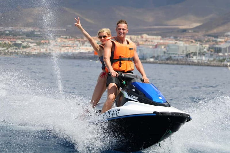 Puerto Colón: Tenerife Coast Jet Ski Tour with Photos - Single or double jet ski?