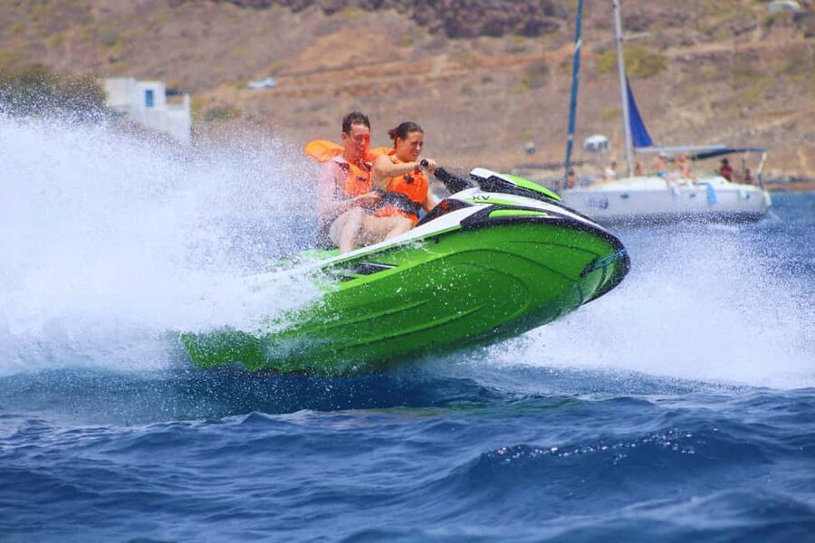 Puerto Colón: Yamaha Jet Ski Tour Along Tenerife's Coast - Key points at a glance