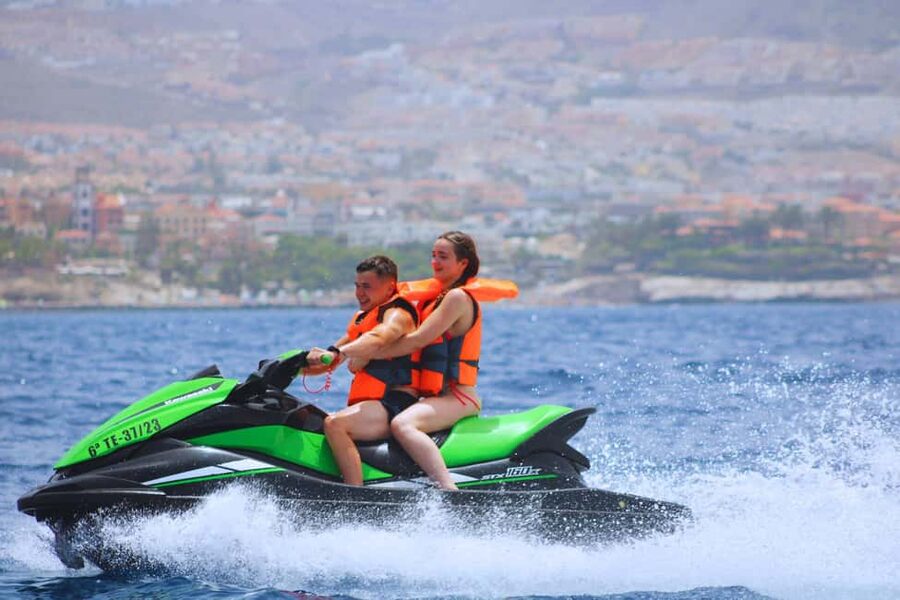Puerto Colón: Yamaha Jet Ski Tour Along Tenerife's Coast - What to bring and what to leave behind