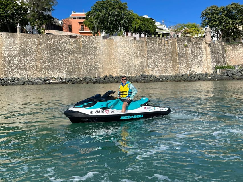 Puerto Rico: Old San Juan Jet Ski Tour - San Juan Bay from the driver’s seat