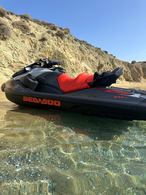 Santorini: Jet Ski Rental Perissa, Perivolos & St George - What the 15-minute itinerary actually looks like