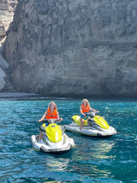 Santorini:Volcanic Beaches Cruise With Jet Ski - Key points at a glance