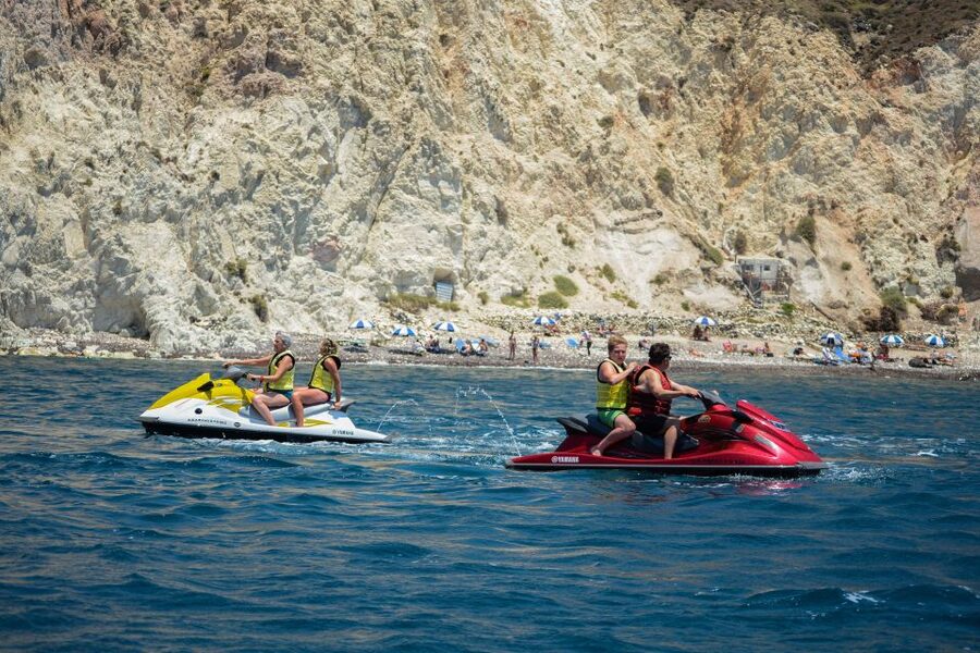 Santorini:Volcanic Beaches Cruise With Jet Ski - Why this is a different way to see Santorini