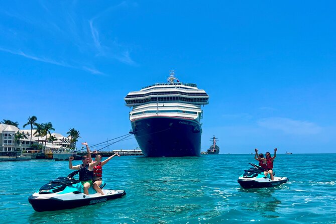 Smaller Groups = Better Experience! Key West Jet Ski Adventure - Leaving Key West for a full-island ride