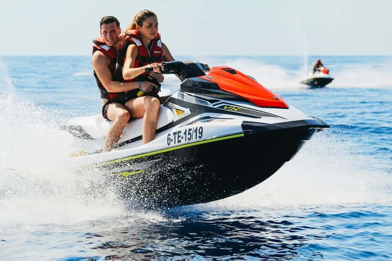Tenerife: Jet Ski Tour with Optional Quad Trip - What the ocean ride feels like