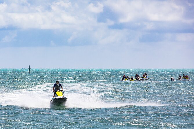 The Original Key West Island Jet Ski Tour from Barefoot Billy's - The sandbar stop and freeplay session
