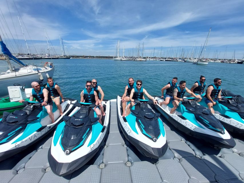 Valencia: Jetski experience with Guide - The photo stop and the return route