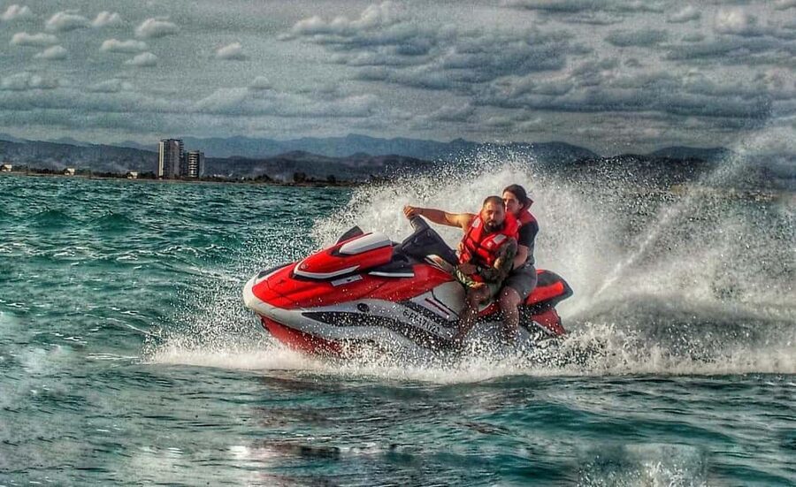 Valencia: Pobla de Farnals Jet Ski Rental, Photos, and Beach - The briefing and your first turn on the Yamaha