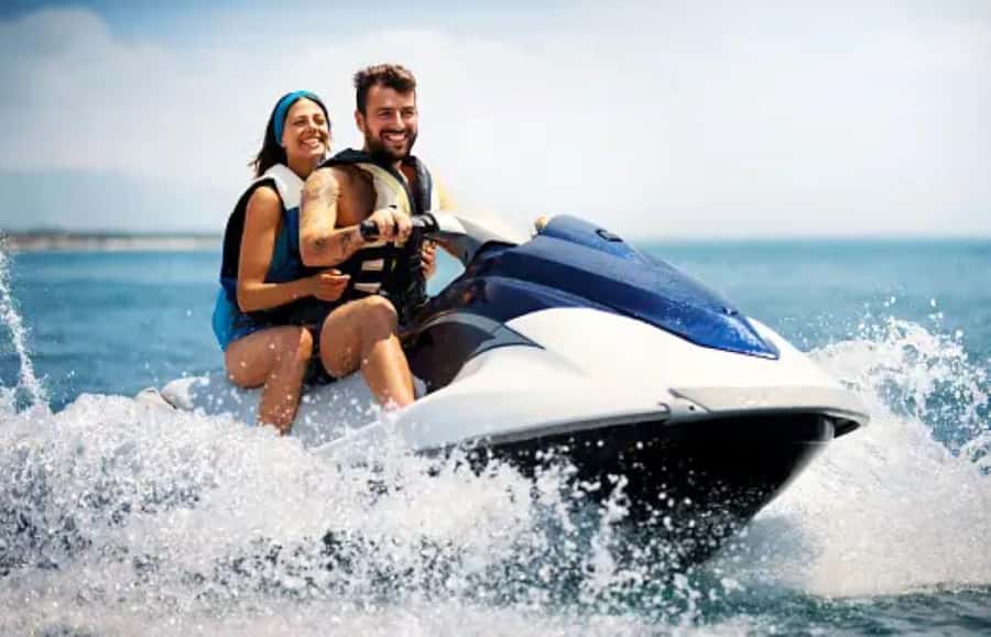 Zanzibar Jetski adventure tour - Riding along the Kendwa coast